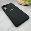 قاب گوشی Galaxy S21 FE سامسونگ سیلیکونی اورجینال پاک کنی سورا SORA درجه یک زیربسته مشکی کد 165433