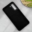 قاب گوشی Galaxy S21 FE سامسونگ سیلیکونی اورجینال پاک کنی سورا SORA درجه یک زیربسته مشکی کد 165433