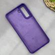 قاب گوشی Galaxy S21 FE سامسونگ سیلیکونی اورجینال پاک کنی سورا SORA درجه یک زیربسته بنفش کد 165434