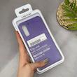 قاب گوشی Galaxy S21 FE سامسونگ سیلیکونی اورجینال پاک کنی سورا SORA درجه یک زیربسته بنفش کد 165434
