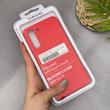 قاب گوشی Galaxy S21 FE سامسونگ سیلیکونی اورجینال پاک کنی سورا SORA درجه یک زیربسته قرمز کد 165435