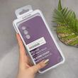 قاب گوشی Galaxy S23 FE سامسونگ سیلیکونی اورجینال پاک کنی سورا SORA درجه یک زیربسته بنفش کد 165438