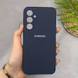 قاب گوشی Galaxy S23 FE سامسونگ سیلیکونی اورجینال پاک کنی سورا SORA درجه یک زیربسته سرمه ای کد 165442