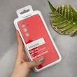 قاب گوشی Galaxy S24 FE سامسونگ سیلیکونی اورجینال پاک کنی سورا SORA درجه یک زیربسته قرمز کد 165447
