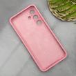 قاب گوشی Galaxy S24 FE سامسونگ سیلیکونی اورجینال پاک کنی سورا SORA درجه یک زیربسته صورتی کد 165448