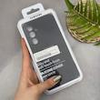 قاب گوشی Galaxy S24 FE سامسونگ سیلیکونی اورجینال پاک کنی سورا SORA درجه یک زیربسته سرمه ای کد 165449