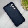 قاب گوشی Galaxy S24 FE سامسونگ سیلیکونی اورجینال پاک کنی سورا SORA درجه یک زیربسته سرمه ای کد 165449