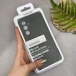 قاب گوشی Galaxy S24 FE سامسونگ سیلیکونی اورجینال پاک کنی سورا SORA درجه یک زیربسته سبز تیره کد 165450