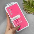 قاب گوشی Galaxy S24 FE سامسونگ سیلیکونی اورجینال پاک کنی سورا SORA درجه یک زیربسته سرخابی کد 165453