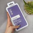 قاب گوشی Galaxy S24 FE سامسونگ سیلیکونی اورجینال پاک کنی سورا SORA درجه یک زیربسته بنفش کد 165455
