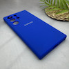 قاب گوشی Galaxy S24 Ultra سامسونگ سیلیکونی اورجینال پاک کنی سورا SORA درجه یک زیربسته آبی کاربنی کد 165460