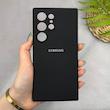 قاب گوشی Galaxy S24 Ultra سامسونگ سیلیکونی اورجینال پاک کنی سورا SORA درجه یک زیربسته مشکی کد 165466