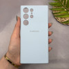 قاب گوشی Galaxy S23 Ultra سامسونگ سیلیکونی اورجینال پاک کنی سورا SORA درجه یک زیربسته آبی روشن کد 165476