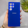 قاب گوشی Galaxy S23 Ultra سامسونگ سیلیکونی اورجینال پاک کنی سورا SORA درجه یک زیربسته آبی کاربنی کد 165477
