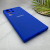 قاب گوشی Galaxy S23 Ultra سامسونگ سیلیکونی اورجینال پاک کنی سورا SORA درجه یک زیربسته آبی کاربنی کد 165477