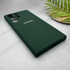 قاب گوشی Galaxy S23 Ultra سامسونگ سیلیکونی اورجینال پاک کنی سورا SORA درجه یک زیربسته سبز تیره کد 165478