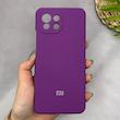 قاب گوشی Xiaomi Mi 11 Lite 4G - Mi 11 Lite 5G - Mi 11 Lite Ne شیائومی سیلیکونی اورجینال پاک کنی سورا SORA درجه یک زیربسته بنفش کد 165485