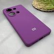 قاب گوشی Redmi Note 13 Pro 4G - Poco M6 Pro 4G شیائومی سیلیکونی اورجینال پاک کنی سورا SORA درجه یک زیربسته بنفش کد 165489
