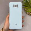 قاب گوشی Poco X3 - Poco X3 Pro شیائومی سیلیکونی اورجینال پاک کنی سورا SORA درجه یک زیربسته آبی روشن کد 165497