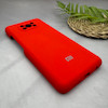 قاب گوشی Poco X3 - Poco X3 Pro شیائومی سیلیکونی اورجینال پاک کنی سورا SORA درجه یک زیربسته قرمز کد 165500
