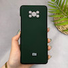 قاب گوشی Poco X3 - Poco X3 Pro شیائومی سیلیکونی اورجینال پاک کنی سورا SORA درجه یک زیربسته سبز تیره کد 165505