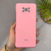 قاب گوشی Poco X3 - Poco X3 Pro شیائومی سیلیکونی اورجینال پاک کنی سورا SORA درجه یک زیربسته صورتی کد 165506