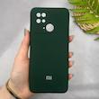 قاب گوشی Redmi 10C - Redmi 10 Power - Poco C40 شیائومی سیلیکونی اورجینال پاک کنی سورا SORA درجه یک زیربسته سبز تیره کد 165529