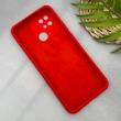 قاب گوشی Redmi 10C - Redmi 10 Power - Poco C40 شیائومی سیلیکونی اورجینال پاک کنی سورا SORA درجه یک زیربسته قرمز کد 165534