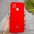 قاب گوشی Redmi 10C - Redmi 10 Power - Poco C40 شیائومی سیلیکونی اورجینال پاک کنی سورا SORA درجه یک زیربسته قرمز کد 165534