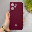 قاب گوشی Redmi 13C - Poco C65 شیائومی سیلیکونی اورجینال پاک کنی سورا SORA درجه یک زیربسته زرشکی کد 165549