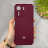 قاب گوشی Redmi 13C - Poco C65 شیائومی سیلیکونی اورجینال پاک کنی سورا SORA درجه یک زیربسته زرشکی کد 165550