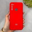قاب گوشی Redmi Note 8 - Redmi Note 8 2021 شیائومی سیلیکونی اورجینال پاک کنی سورا SORA درجه یک زیربسته قرمز کد 165555