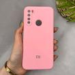 قاب گوشی Redmi Note 8 - Redmi Note 8 2021 شیائومی سیلیکونی اورجینال پاک کنی سورا SORA درجه یک زیربسته صورتی کد 165557