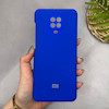 قاب گوشی Redmi Note 9S - Redmi Note 9 Pro شیائومی سیلیکونی اورجینال پاک کنی سورا SORA درجه یک زیربسته آبی کاربنی کد 165595