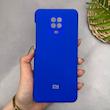 قاب گوشی Redmi Note 9S - Redmi Note 9 Pro شیائومی سیلیکونی اورجینال پاک کنی سورا SORA درجه یک زیربسته آبی کاربنی کد 165595