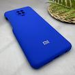 قاب گوشی Redmi Note 9S - Redmi Note 9 Pro شیائومی سیلیکونی اورجینال پاک کنی سورا SORA درجه یک زیربسته آبی کاربنی کد 165595