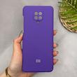 قاب گوشی Redmi Note 9S - Redmi Note 9 Pro شیائومی سیلیکونی اورجینال پاک کنی سورا SORA درجه یک زیربسته بنفش کد 165596