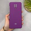 قاب گوشی Redmi Note 9S - Redmi Note 9 Pro شیائومی سیلیکونی اورجینال پاک کنی سورا SORA درجه یک زیربسته بنفش کد 165597