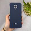 قاب گوشی Redmi Note 9S - Redmi Note 9 Pro شیائومی سیلیکونی اورجینال پاک کنی سورا SORA درجه یک زیربسته سرمه ای کد 165599
