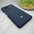 قاب گوشی Redmi Note 10 Pro 4G - Redmi Note 10 Pro Max شیائومی سیلیکونی اورجینال پاک کنی سورا SORA درجه یک زیربسته سرمه ای کد 165600
