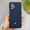 قاب گوشی Redmi Note 10 Pro 4G - Redmi Note 10 Pro Max شیائومی سیلیکونی اورجینال پاک کنی سورا SORA درجه یک زیربسته سرمه ای کد 165600