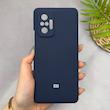قاب گوشی Redmi Note 10 Pro 4G - Redmi Note 10 Pro Max شیائومی سیلیکونی اورجینال پاک کنی سورا SORA درجه یک زیربسته سرمه ای کد 165600