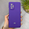 قاب گوشی Redmi Note 10 Pro 4G - Redmi Note 10 Pro Max شیائومی سیلیکونی اورجینال پاک کنی سورا SORA درجه یک زیربسته بنفش کد 165602