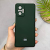 قاب گوشی Redmi Note 10 Pro 4G - Redmi Note 10 Pro Max شیائومی سیلیکونی اورجینال پاک کنی سورا SORA درجه یک زیربسته سبز تیره کد 165608
