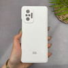 قاب گوشی Redmi Note 10 Pro 4G - Redmi Note 10 Pro Max شیائومی سیلیکونی اورجینال پاک کنی سورا SORA درجه یک زیربسته سفید کد 165610