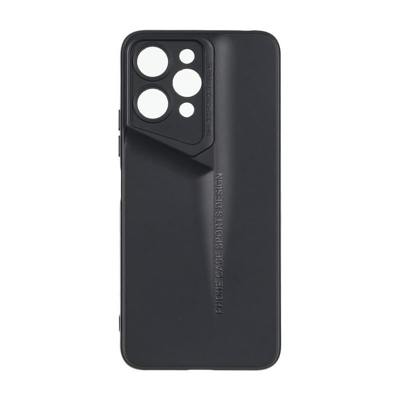 قاب گوشی Redmi 12 - Poco M6 Pro 5G شیائومی سری Porsche Design پورش دیزاین Hard LUXURY محافظ لنز دار مشکی کد 180436