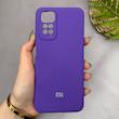 قاب گوشی Redmi Note 11 4G - Redmi Note 11S شیائومی سیلیکونی اورجینال پاک کنی سورا SORA درجه یک زیربسته بنفش کد 165622