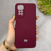 قاب گوشی Redmi Note 11 4G - Redmi Note 11S شیائومی سیلیکونی اورجینال پاک کنی سورا SORA درجه یک زیربسته زرشکی کد 165625