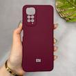 قاب گوشی Redmi Note 11 4G - Redmi Note 11S شیائومی سیلیکونی اورجینال پاک کنی سورا SORA درجه یک زیربسته زرشکی کد 165625