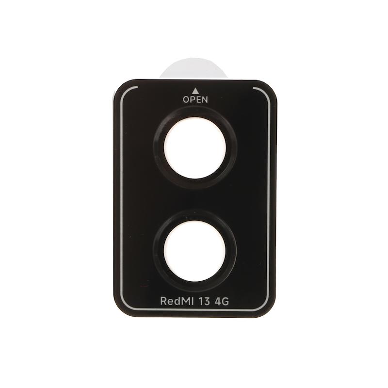 محافظ لنز دوربین گوشی Redmi 13 4G - Redmi 13 5G - Redmi 13X - Poco M6 4G شیائومی اورجینال محافظ لنز Camera Lens رینگی فلزی مشکی کد 180438